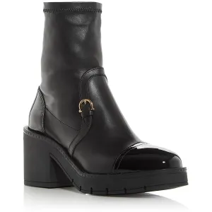 Selyna 55 Womens Zipper Leather Booties