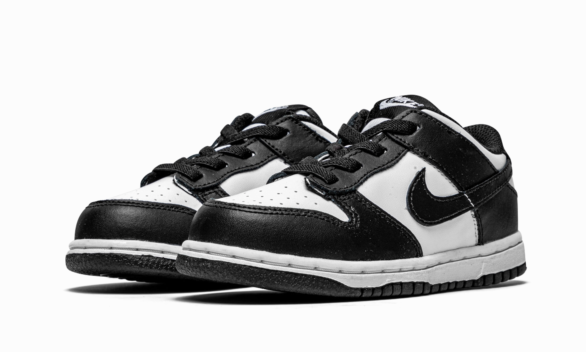 Dunk Low TD "Panda - Black / White" Vintage Leather Shoulder Bag, Travel Ready, Wear It Anywhere