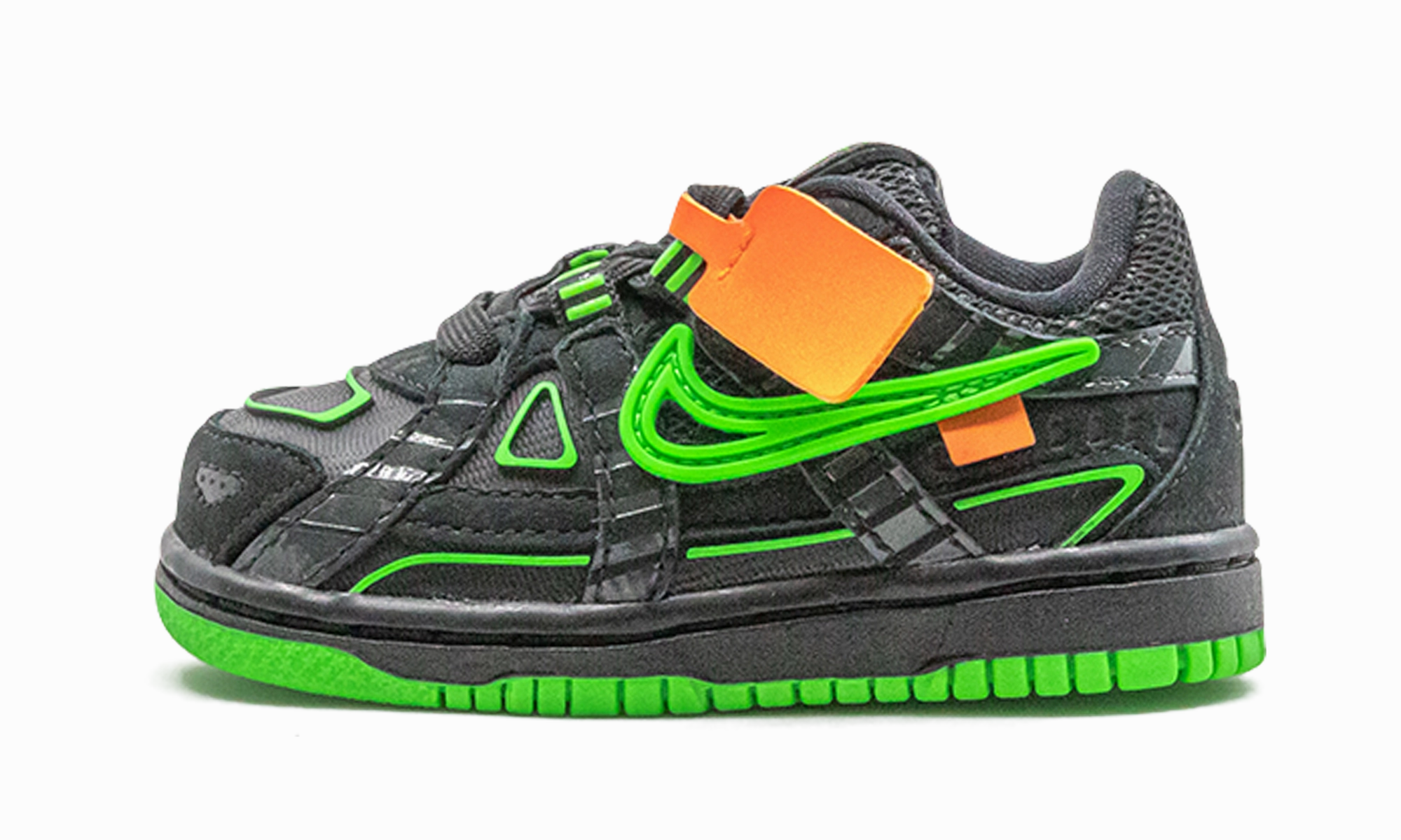 Just Dropped, Your Next Favorite, Expandable Service discount RUBBER DUNK TD "Off-White - Green Strike" Multiple Discounts