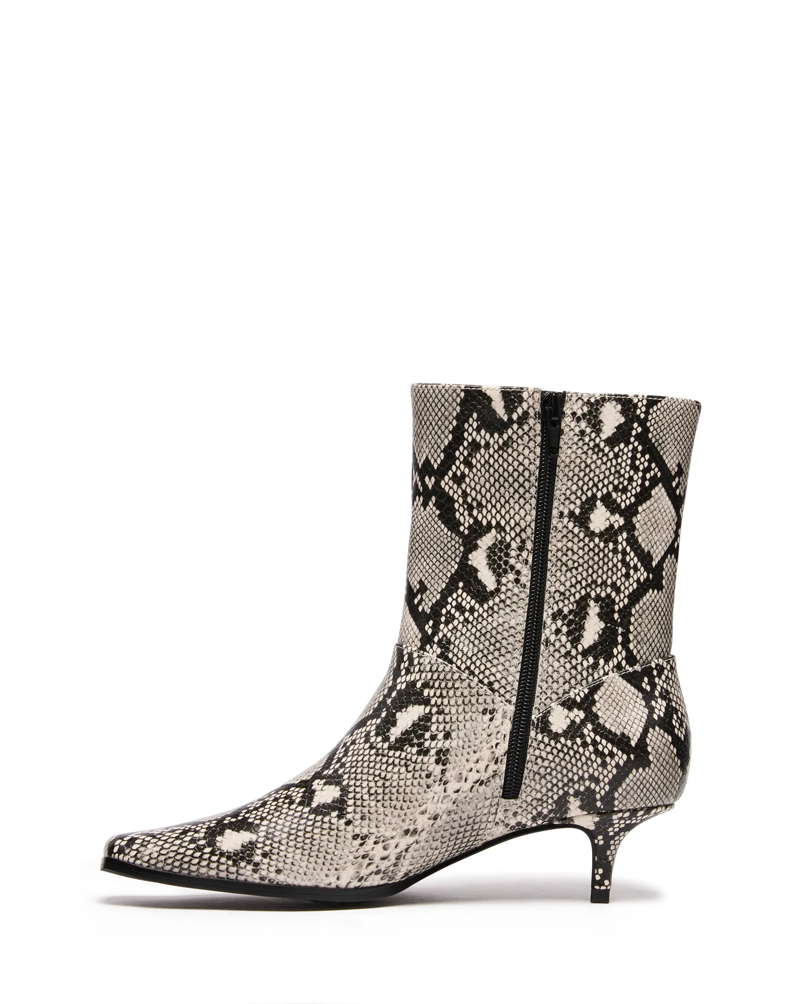 Shade Ankle Boot Black/White Snake