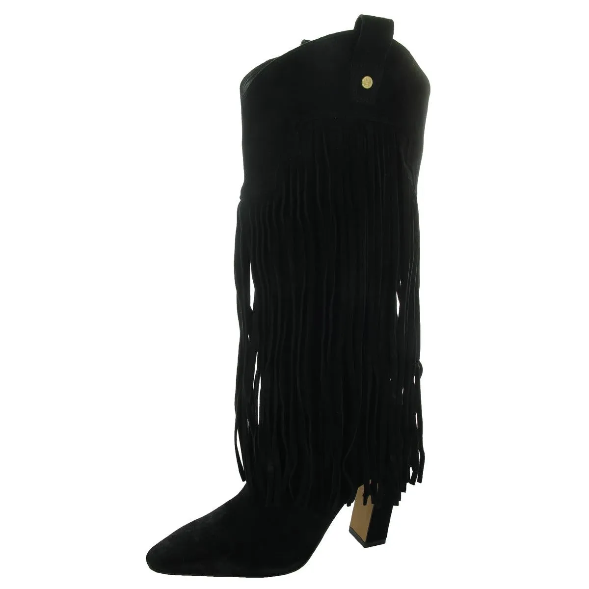 Shela Womens Zipper Suede Knee-High Boots