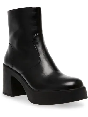 Sierra Womens Man Made Block Heel Booties