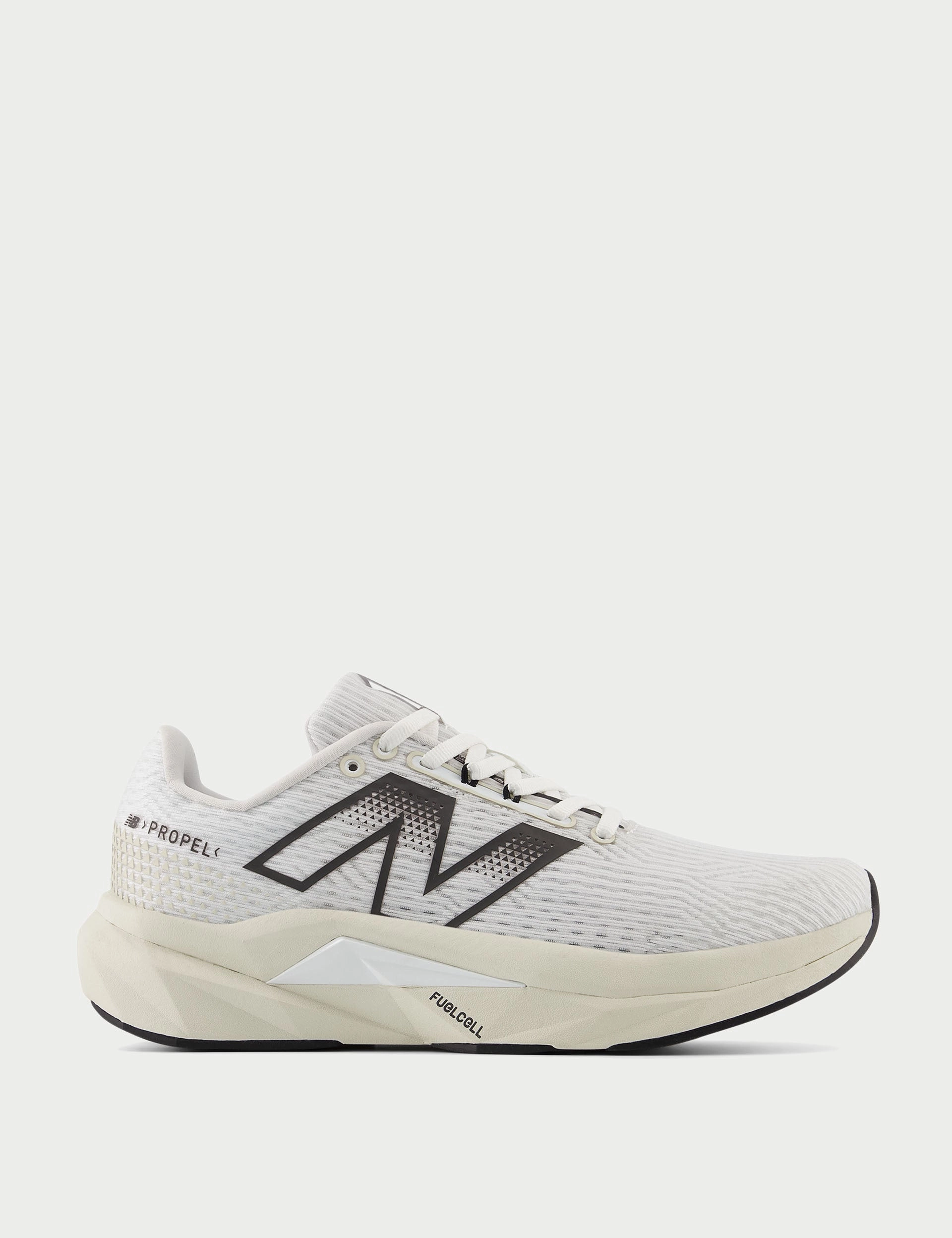 Your Daily Essential Simple Setup FuelCell Propel v5 Shoes - White/Black Lifestyle-improving deal Space-Saving
