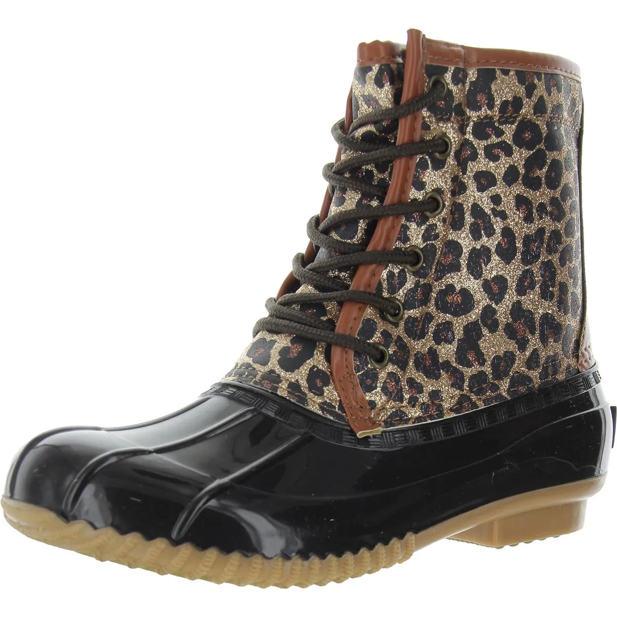Skipper Womens Animal Print Manmade Winter & Snow Boots