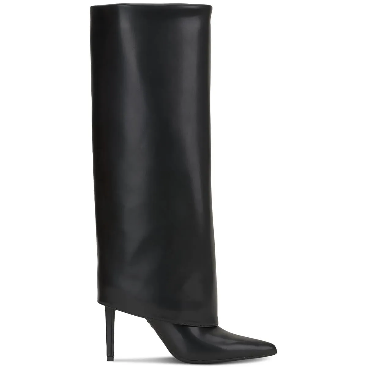 Skylar Womens Faux Leather Wide Calf Knee-High Boots