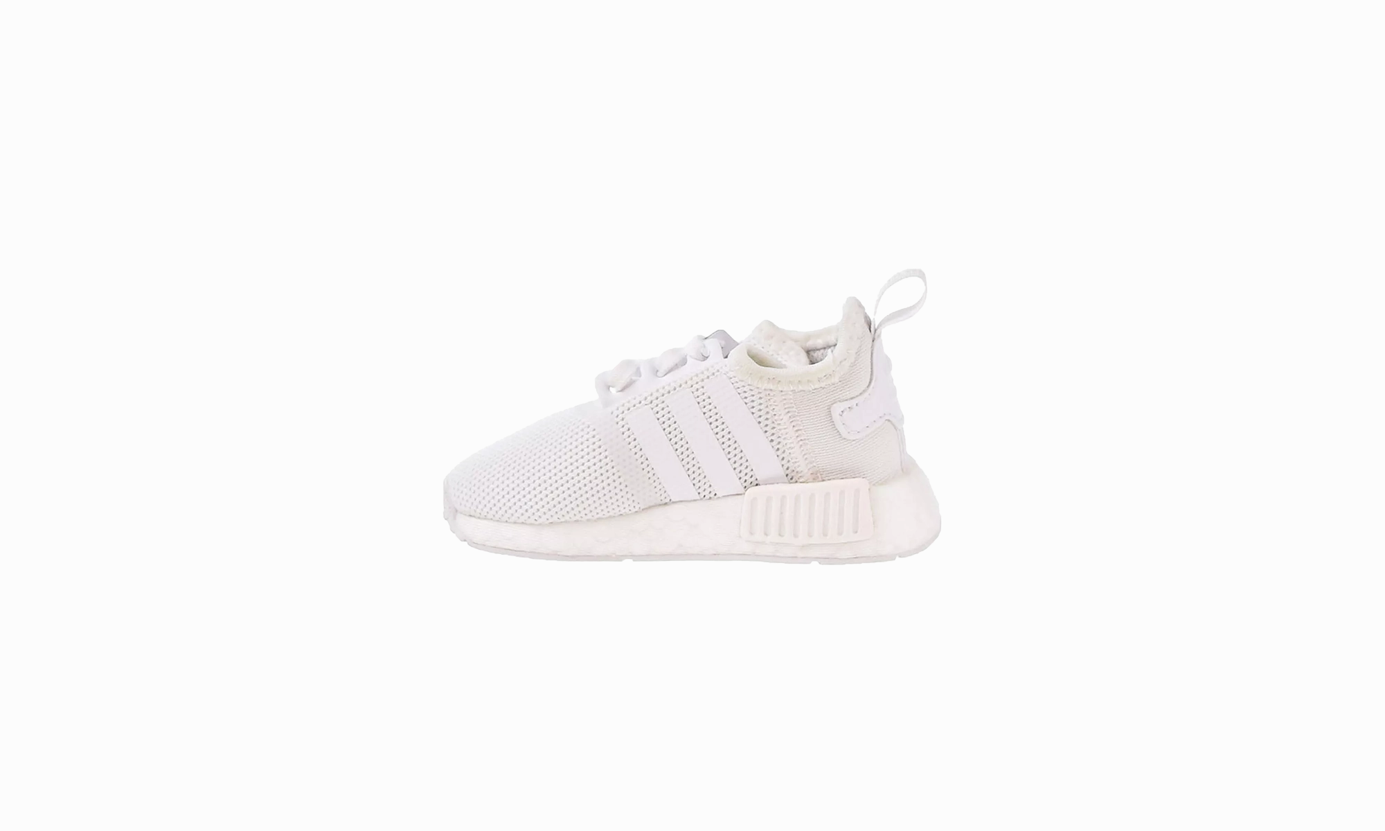 Eco-Friendly SMS promotion NMD_R1 TD "Triple White" Child size discount