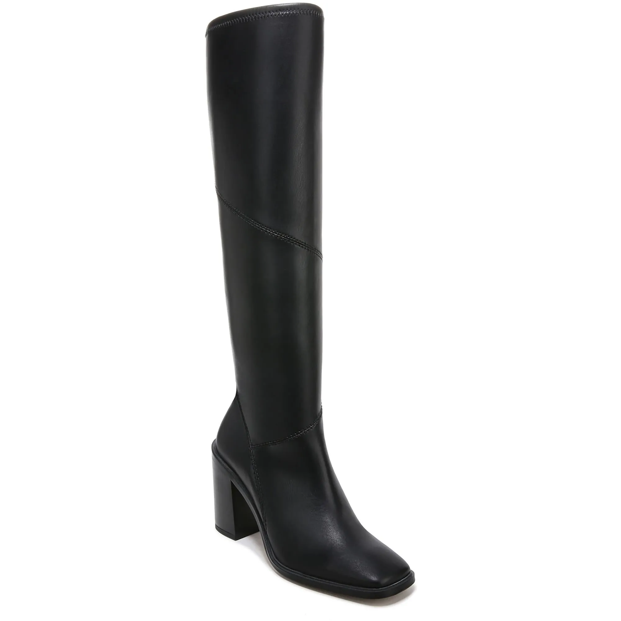 Sonna Womens Faux Leather Knee-High Boots