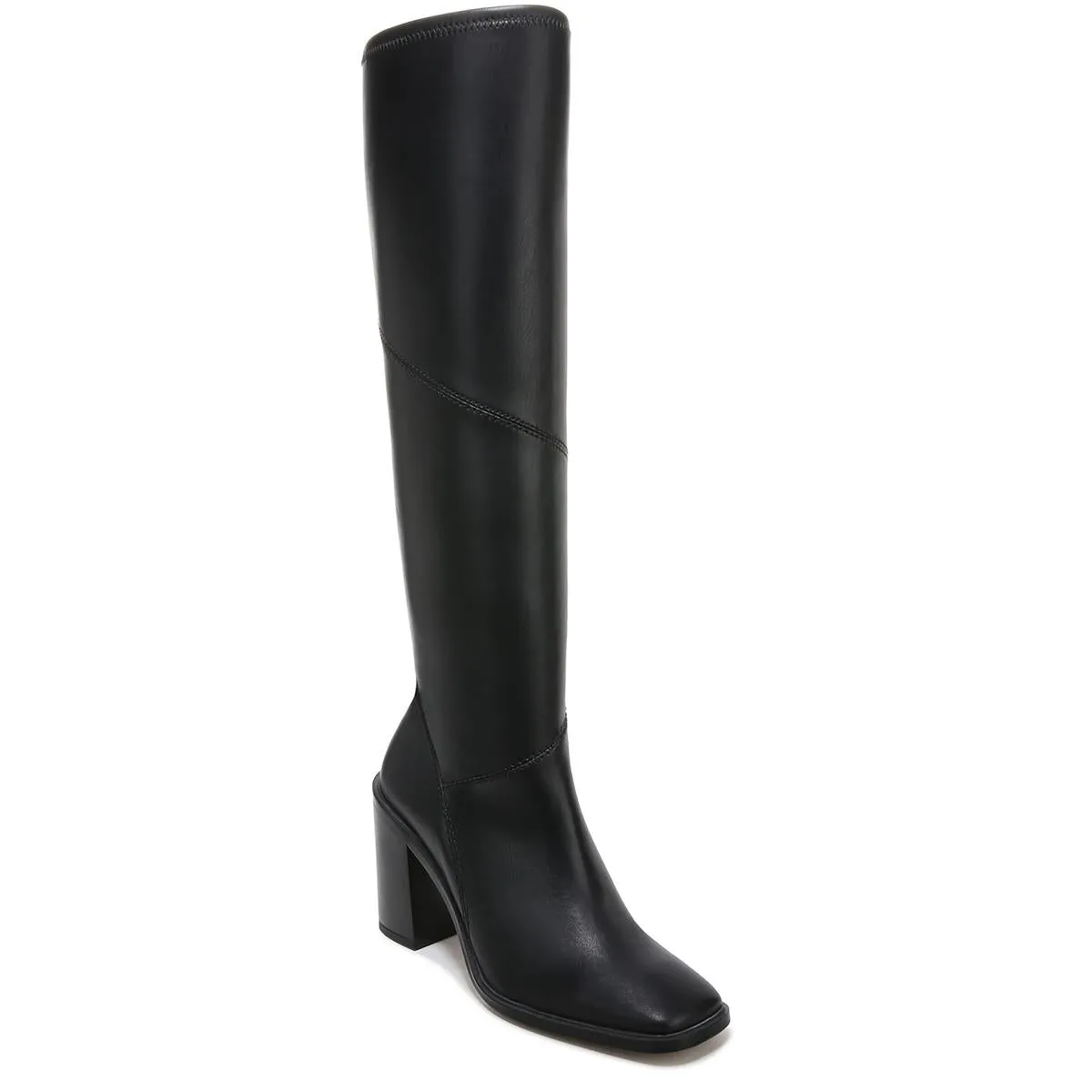 Sonna Womens Faux Leather Knee-High Boots