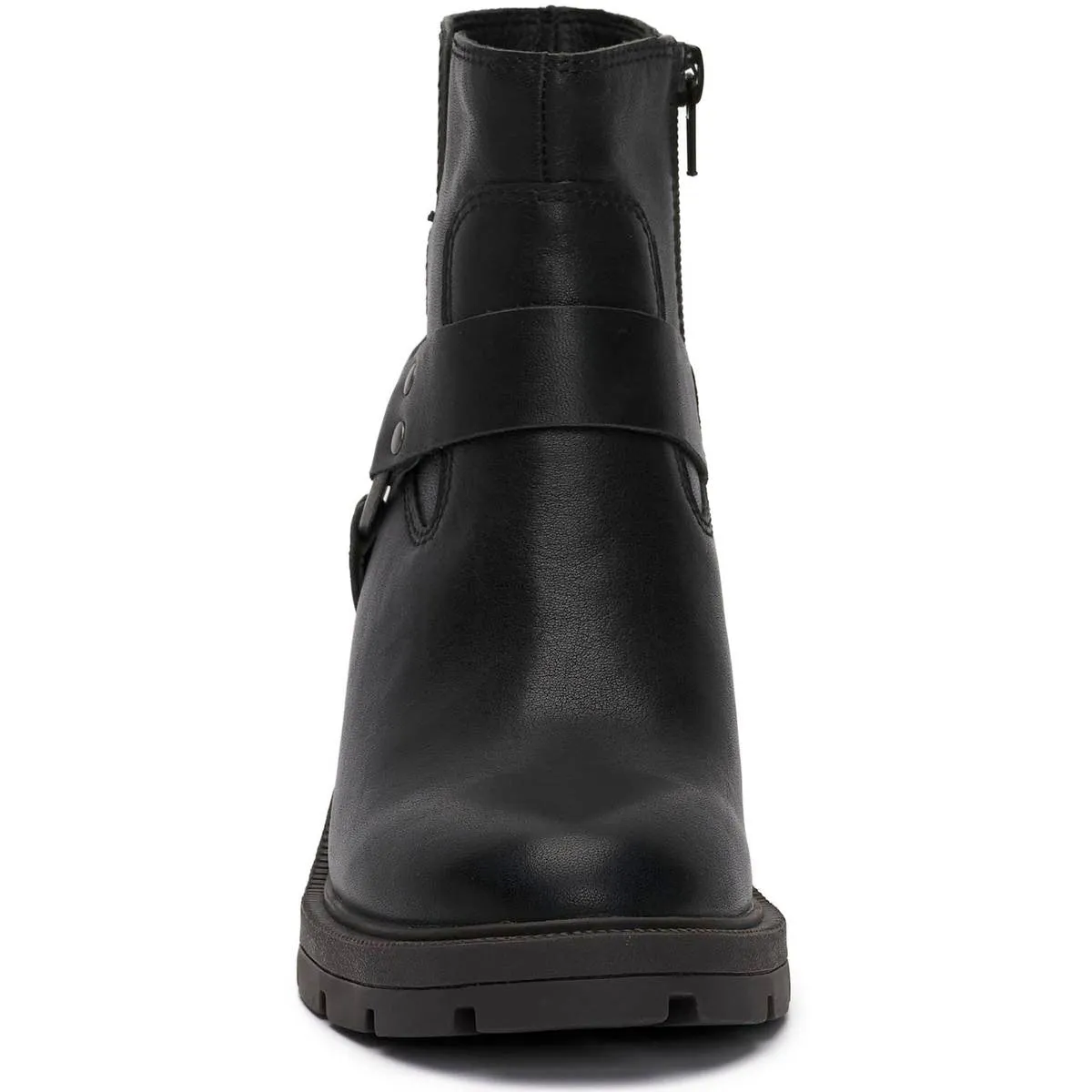 Soxton  Womens Leather Pull On Booties