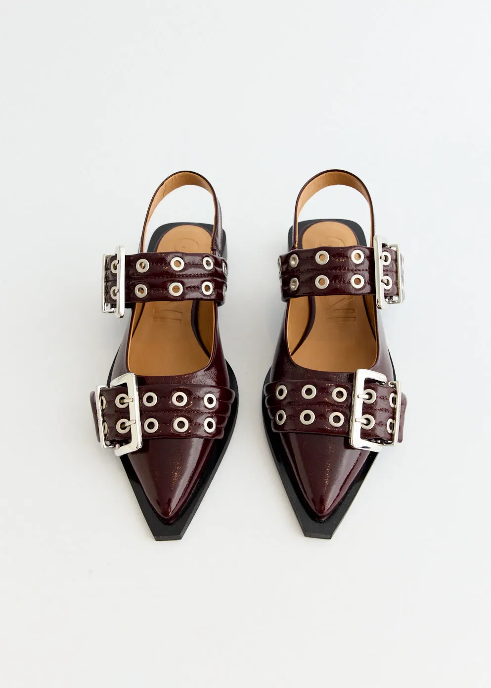 Feminine Buckle Ballerinas Weather-Resistant, The Smart Buy, Get Ready To Impress
