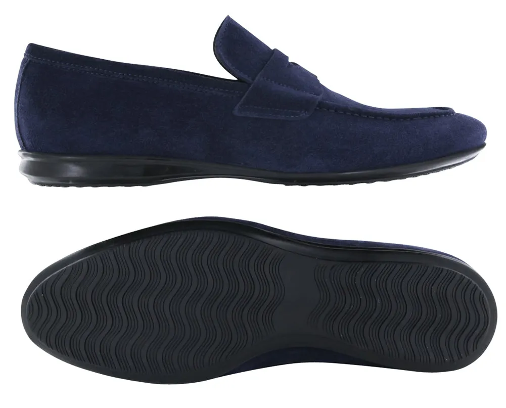 Just Arrived Fiori Di Lusso Navy Blue Penny Loafers Great For Gifting