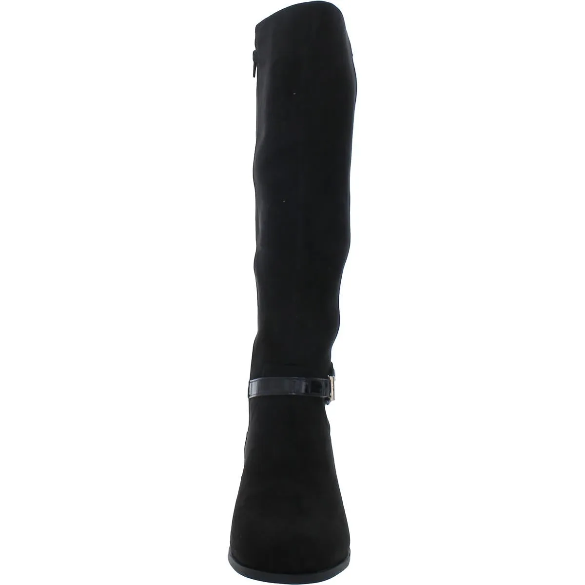 Stanella Womens Faux Leather Riding Knee-High Boots