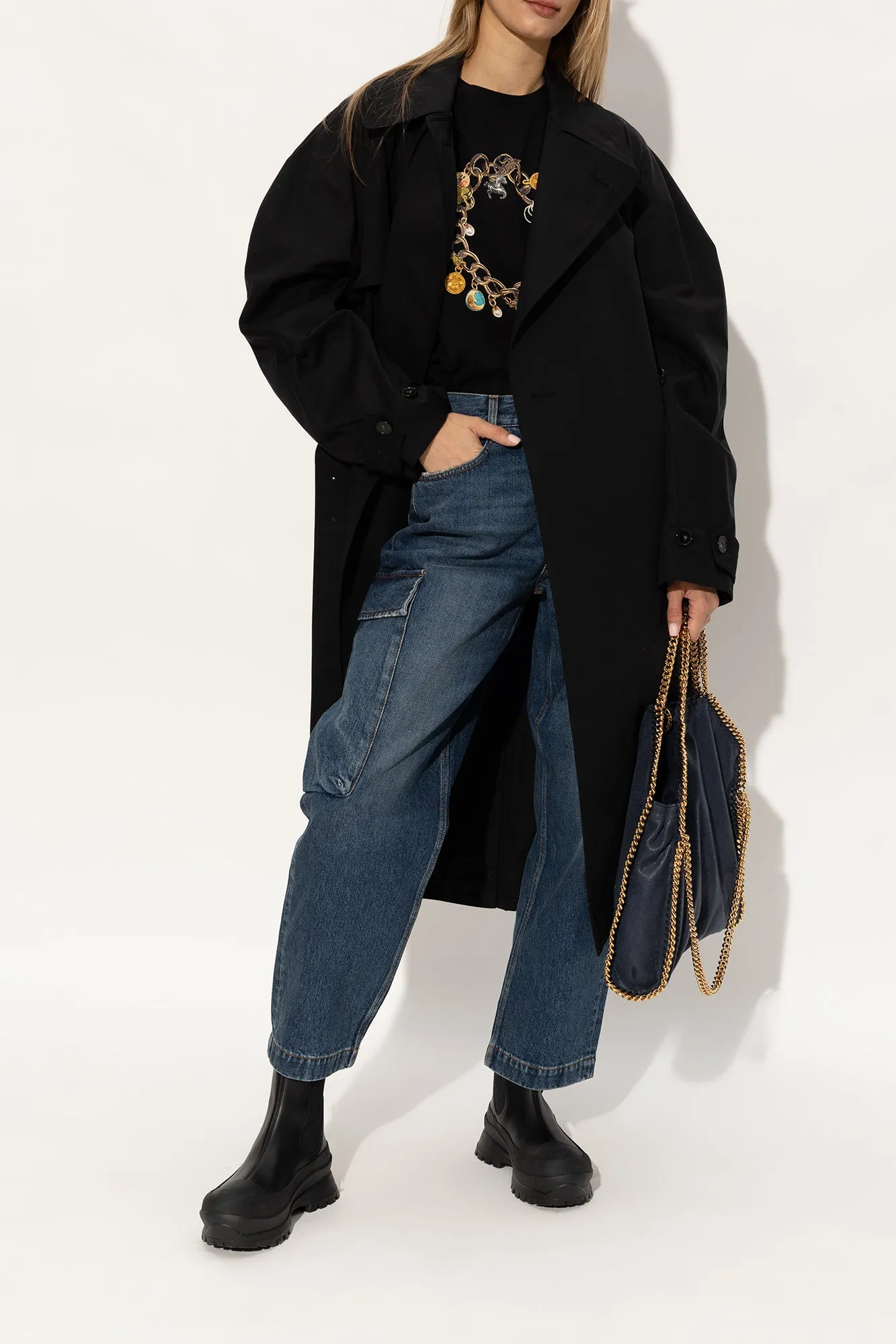 Stella Mccartney Chelsea Boots With Logo