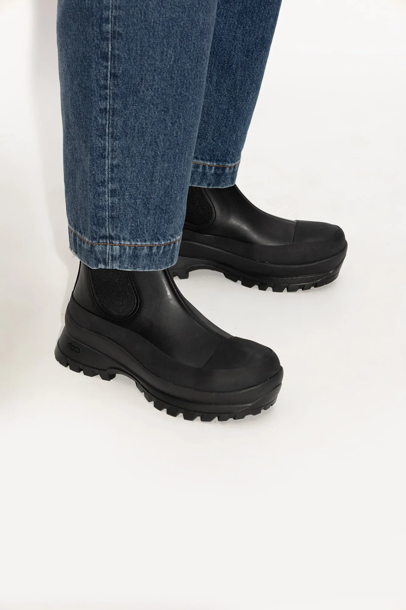 Stella Mccartney Chelsea Boots With Logo