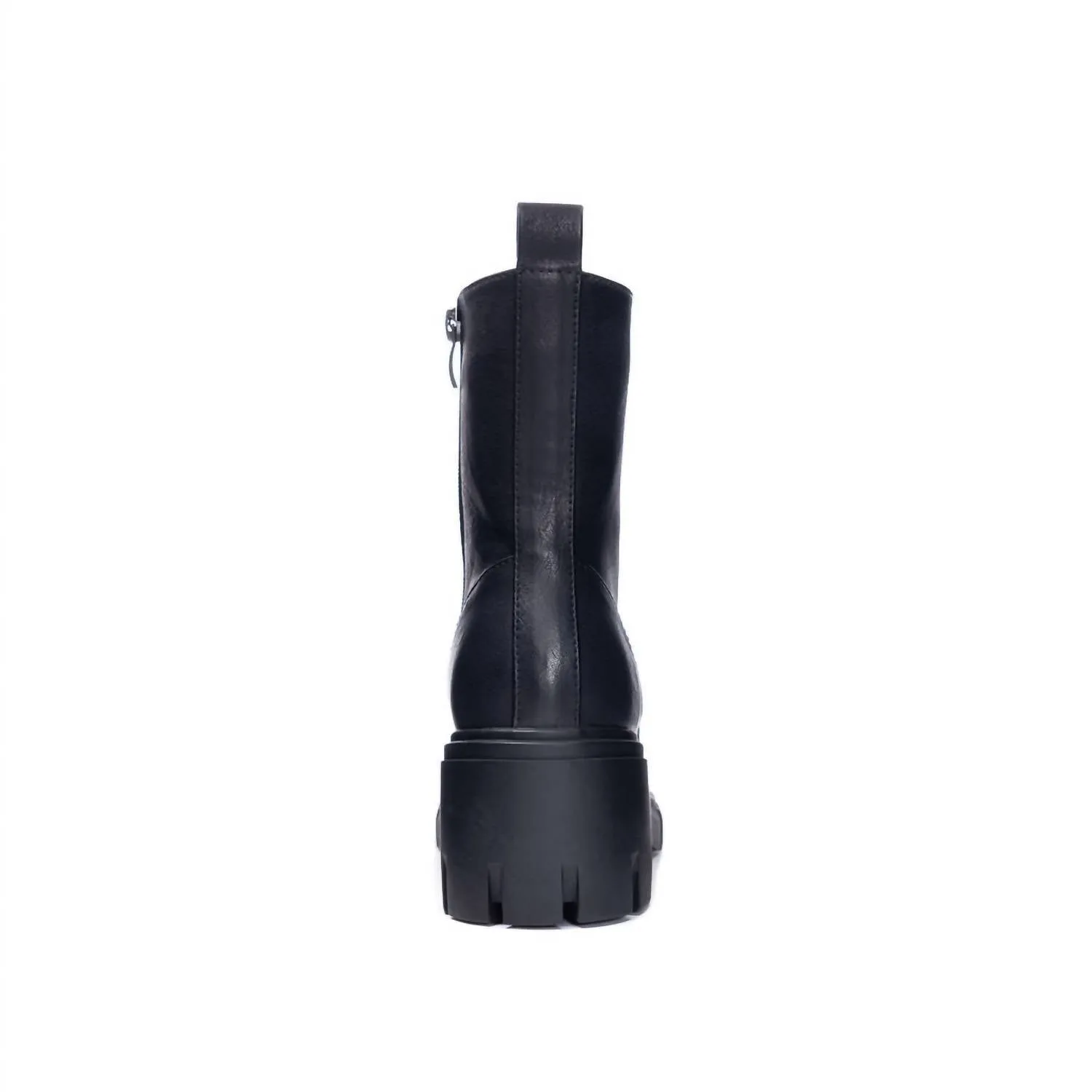 Stomp It Out Combat Boots In Black