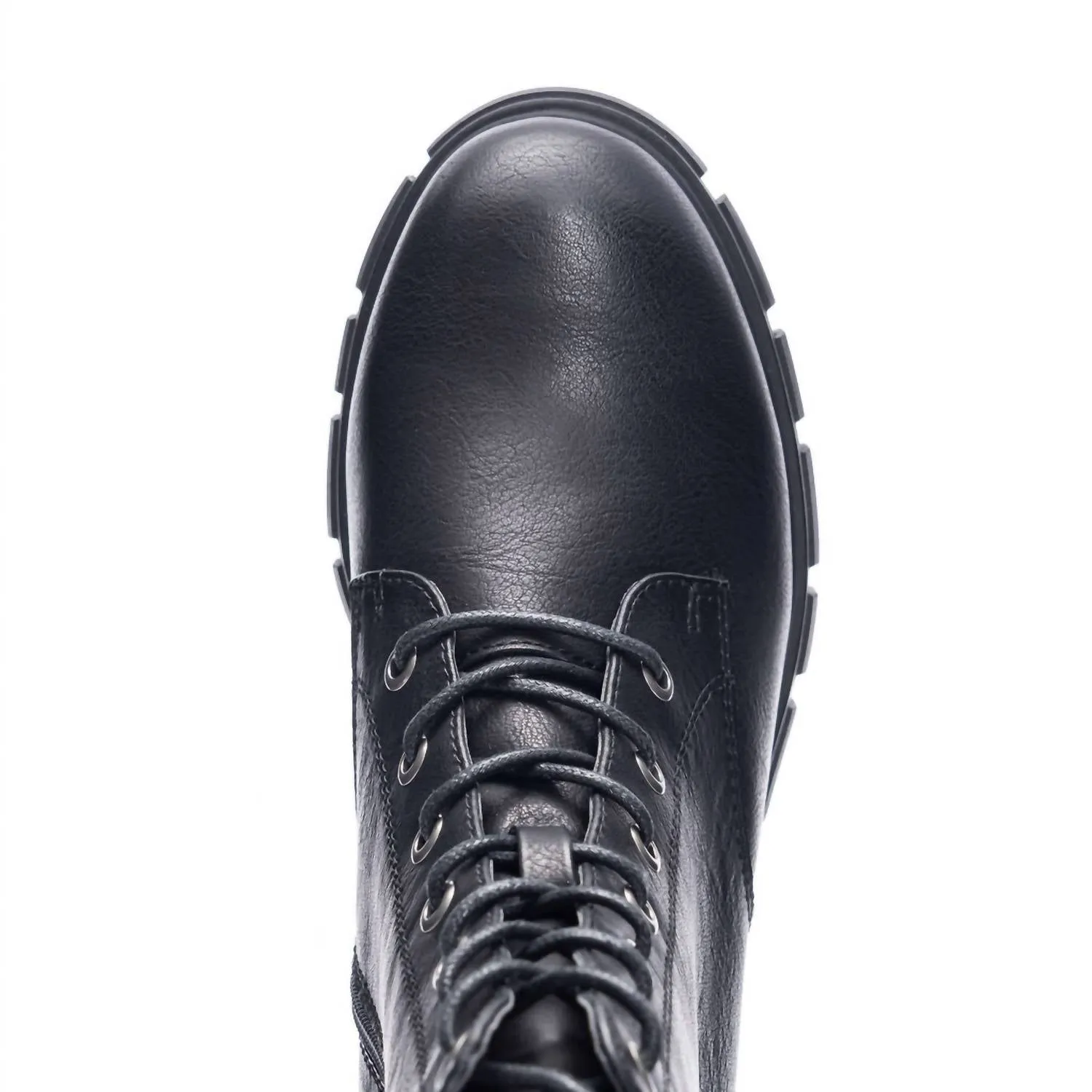 Stomp It Out Combat Boots In Black