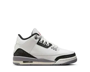 Stress-Free Air Jordan 3 Retro GS "Cement Grey" Family pack Metallic, Adjustable Strap