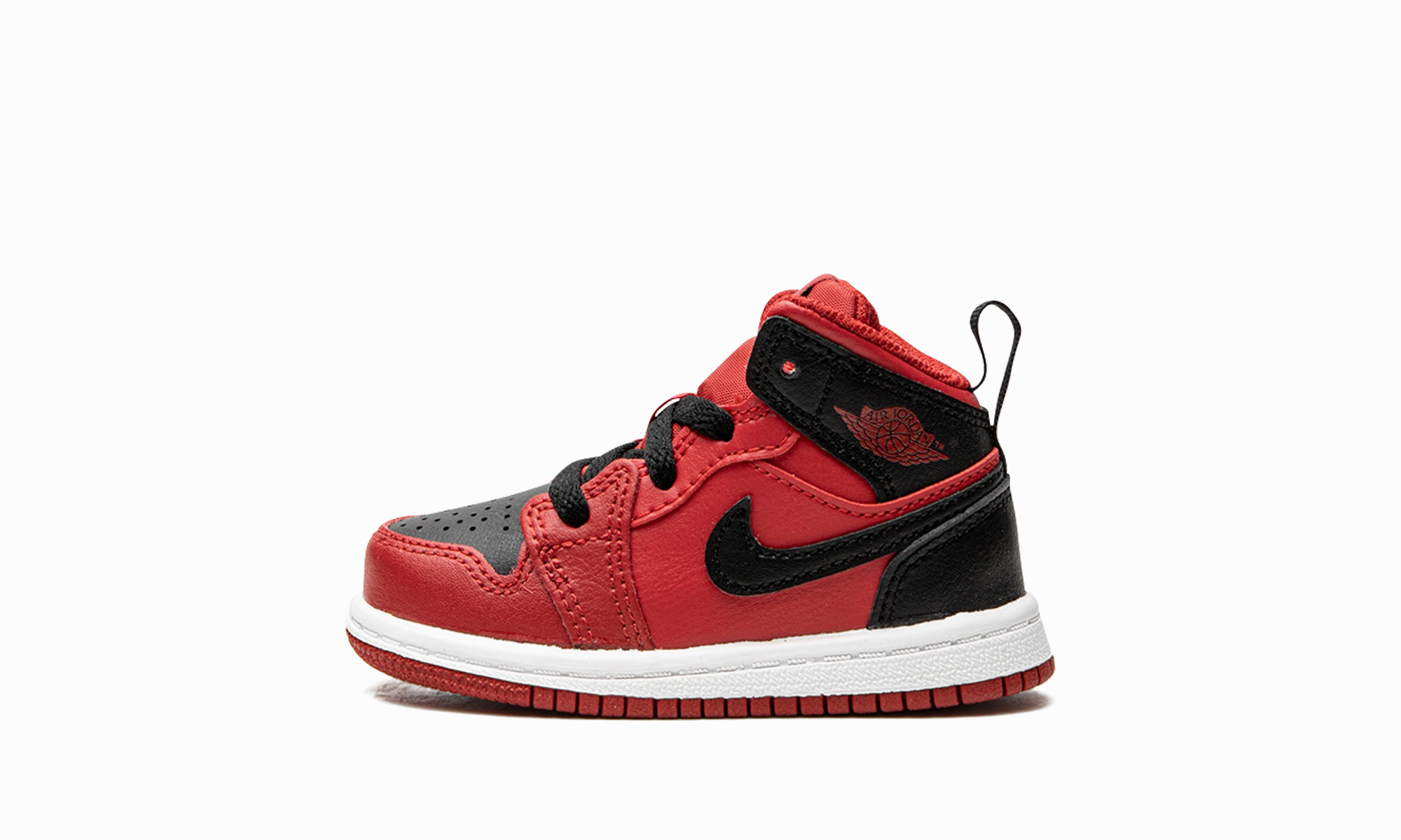 Faux Leather, Interior Pocket Stress-Free Jordan 1 Mid TD "Gym Red" Travel Essential