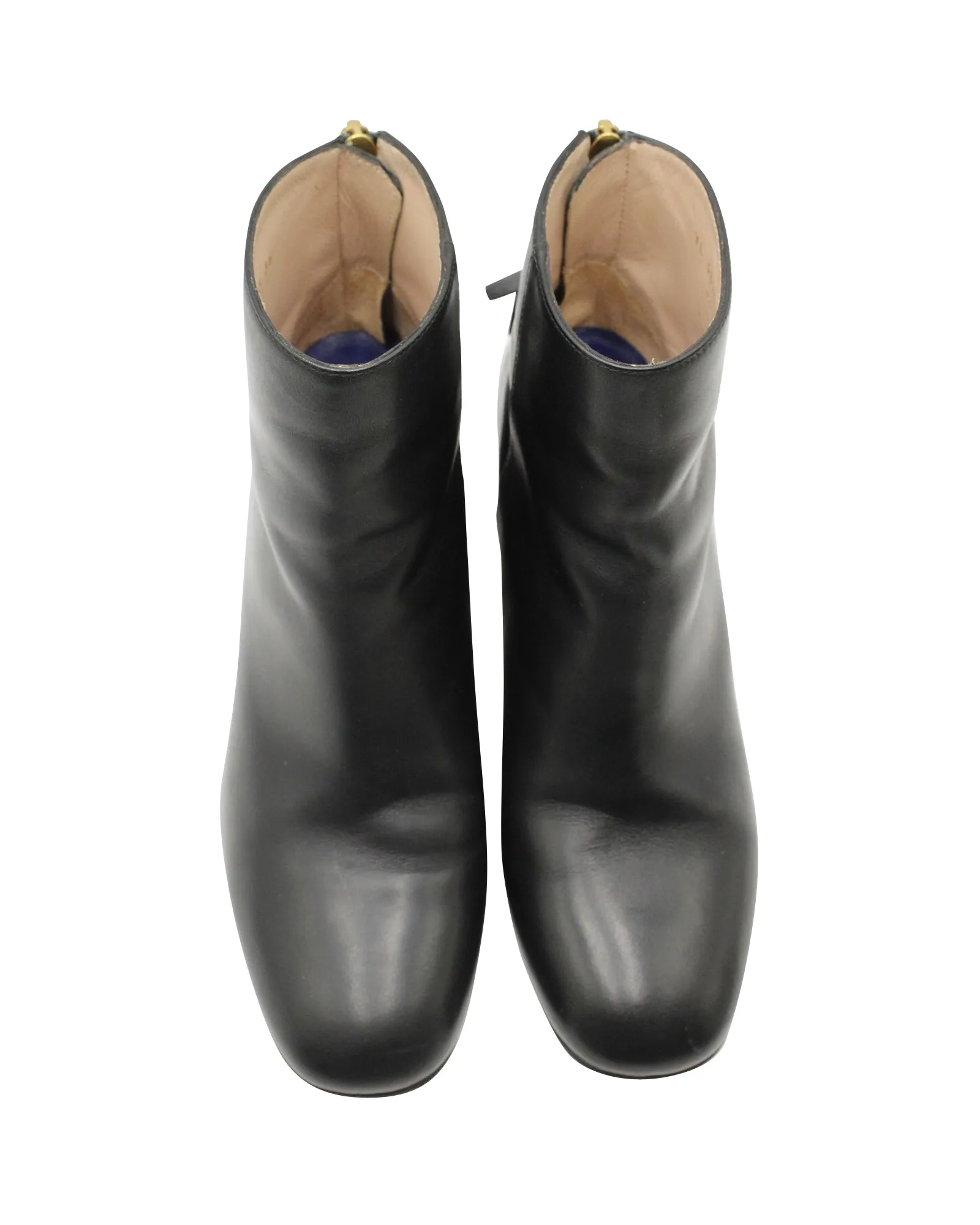 Stuart Weitzman Coban Ankle Boots in Black Leather