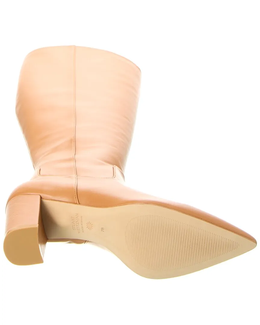 Stuart Weitzman Renegade Zip 75 Leather Knee-High Boot