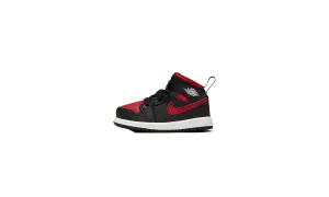 Vinyl Study Essential Jordan 1 Mid TD "Bred Twist" Personalized Detail High Performance