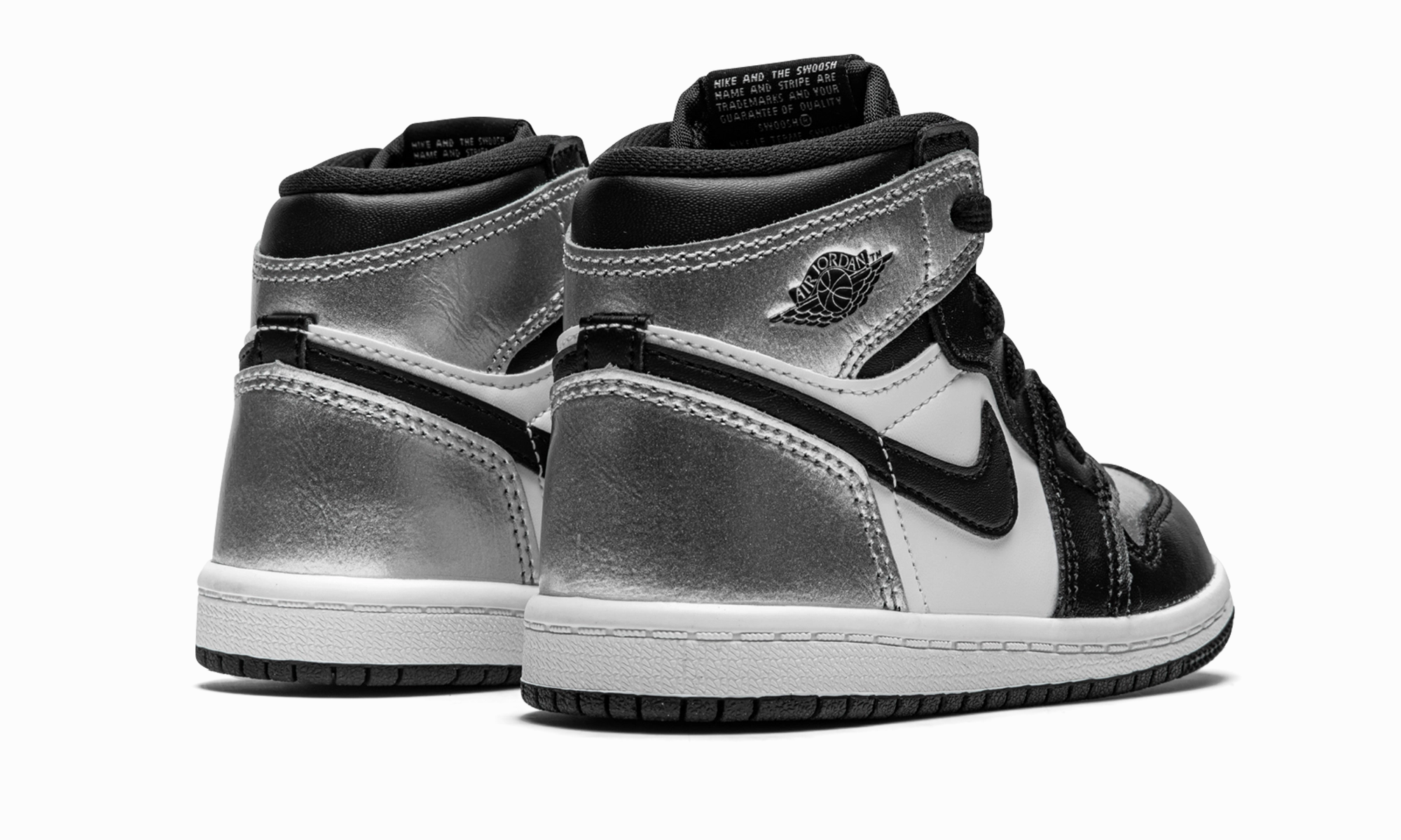 Perfect At Home, Quilted Jordan 1 High OG TD "Silver Toe"