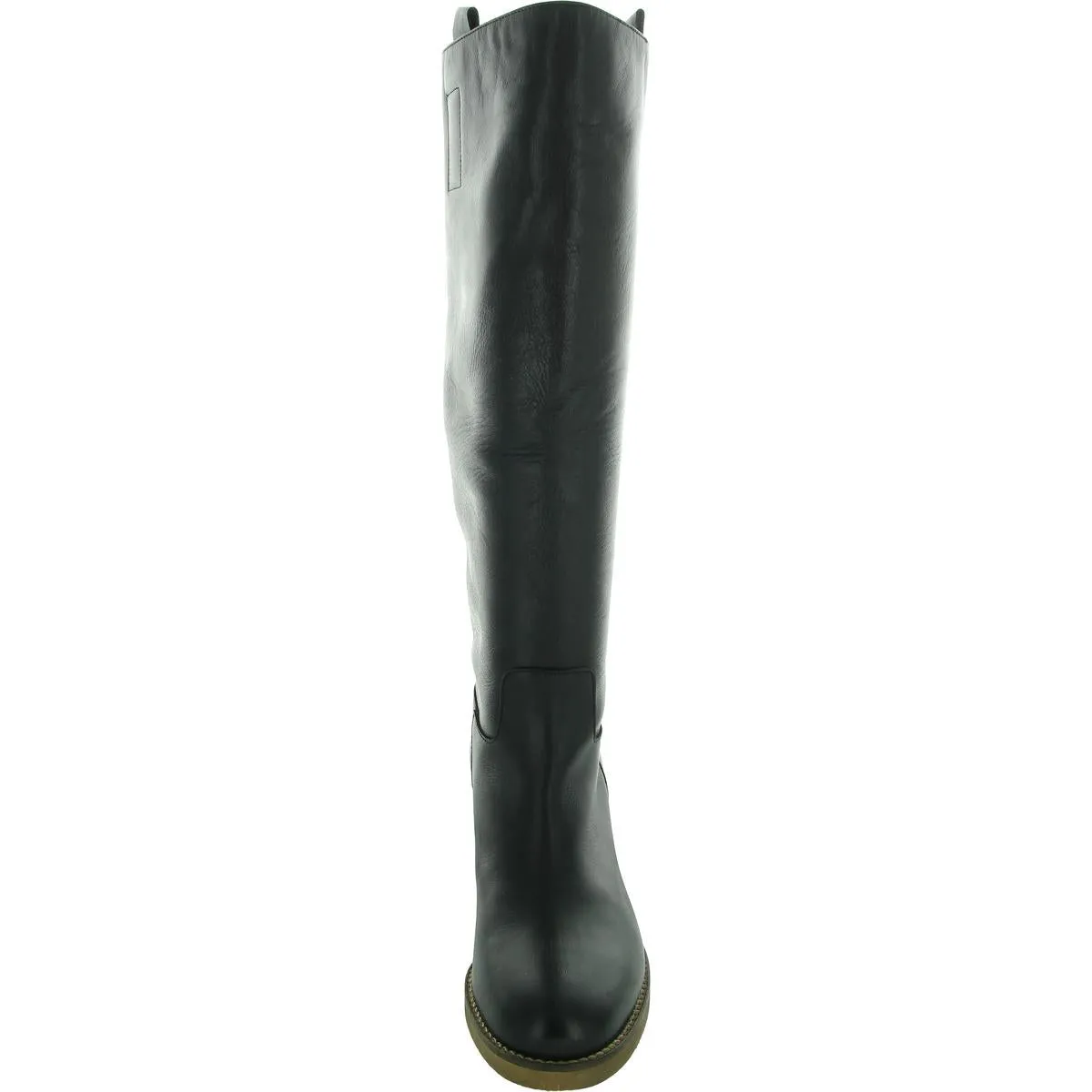 Tabby Womens Solid Leather Knee-High Boots