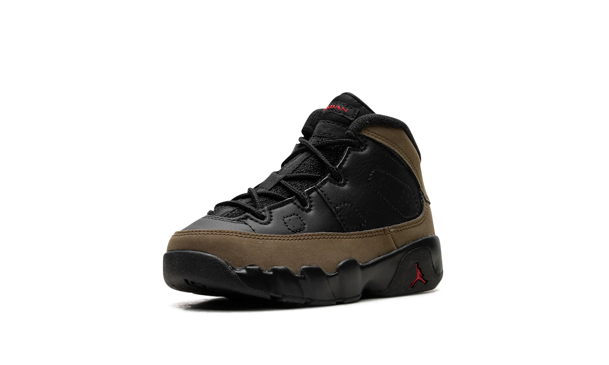 Wool, Neoprene, Detachable Strap Air Jordan 9 TD "Olive 2024"