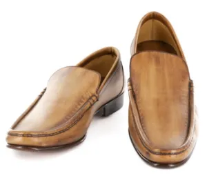 Must-Have Item Tailored Style Paolo Scafora Caramel Brown Shoes  Size: 6.5 US / 5.5 UK Office Style Perfect At Home