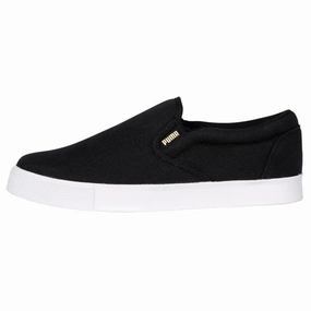 Smooth Finish Tall size special New Women's Puma Tustin Slip On Golf Shoe - Black Team Gold Size 7.5 MSP$70 Durable Construction