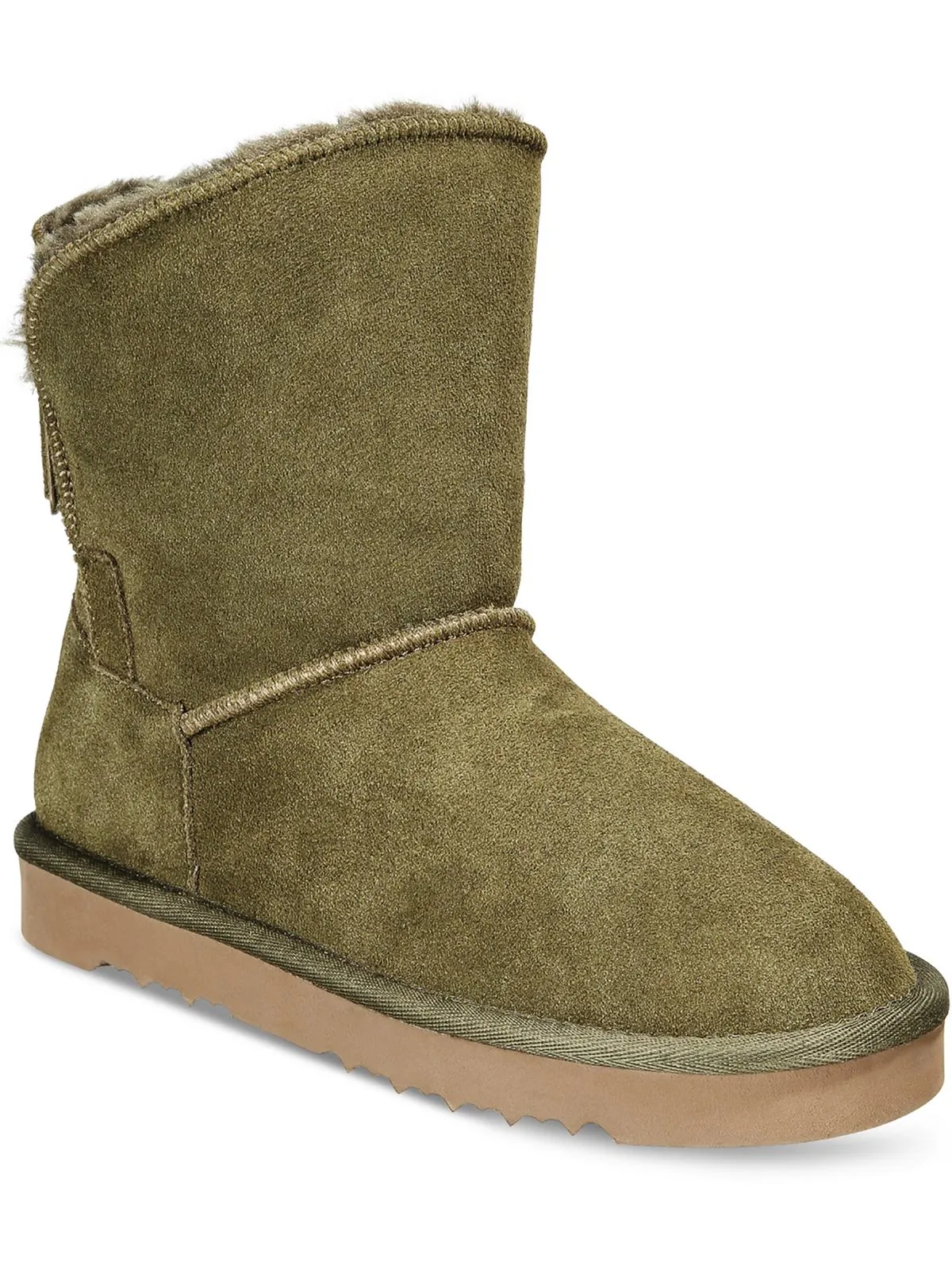 Teeny Womens Suede Cold Weather Booties