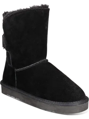 Teeny Womens Suede Cold Weather Booties