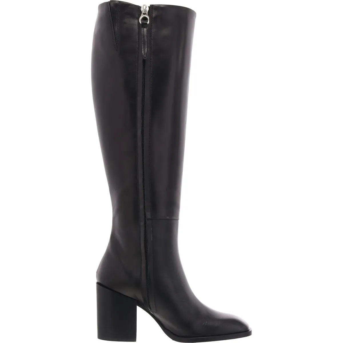Teresa  Womens Padded Insole Leather Knee-High Boots