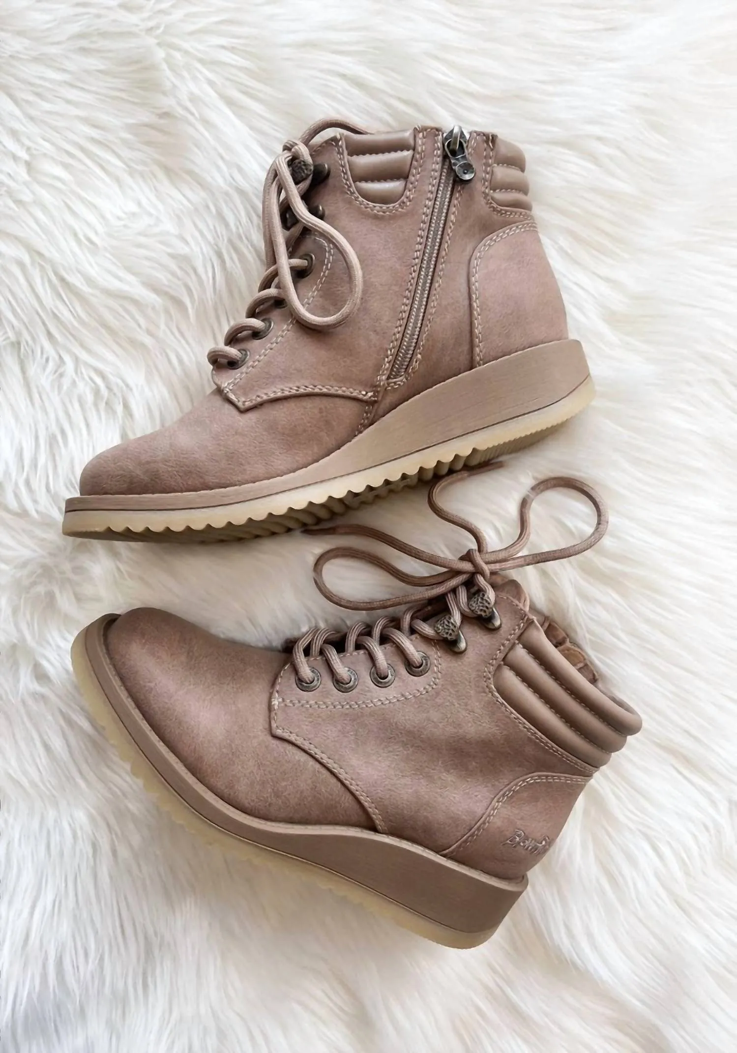 The City Boots In Almond Redwood