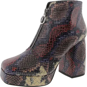 The Uplift Bootie Womens Block Heel Manmade Ankle Boots