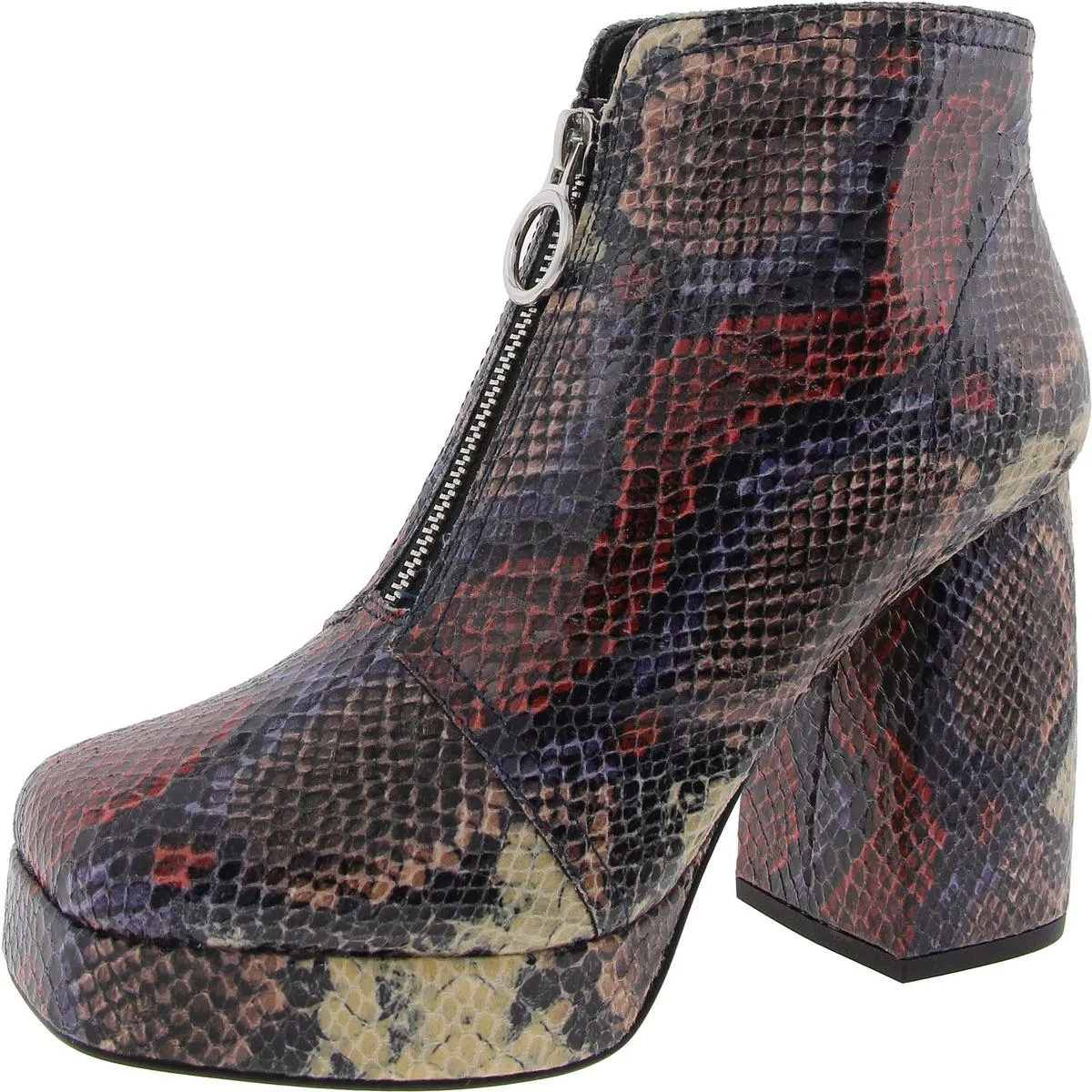 The Uplift Bootie Womens Block Heel Manmade Ankle Boots