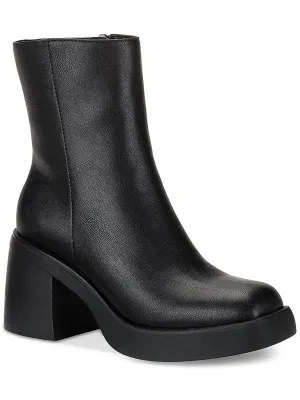 Tiannaa Womens Block Heel Ankle Boots