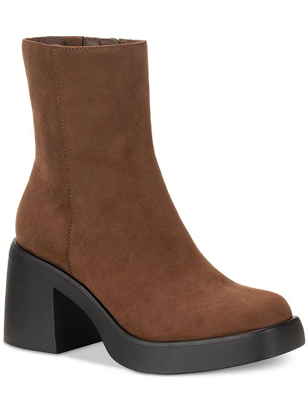 Tiannaa Womens Block Heel Ankle Boots