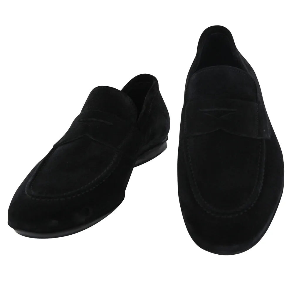Oversized Time is Running Out Fiori Di Lusso Black Penny Loafers Spend & Get Gift