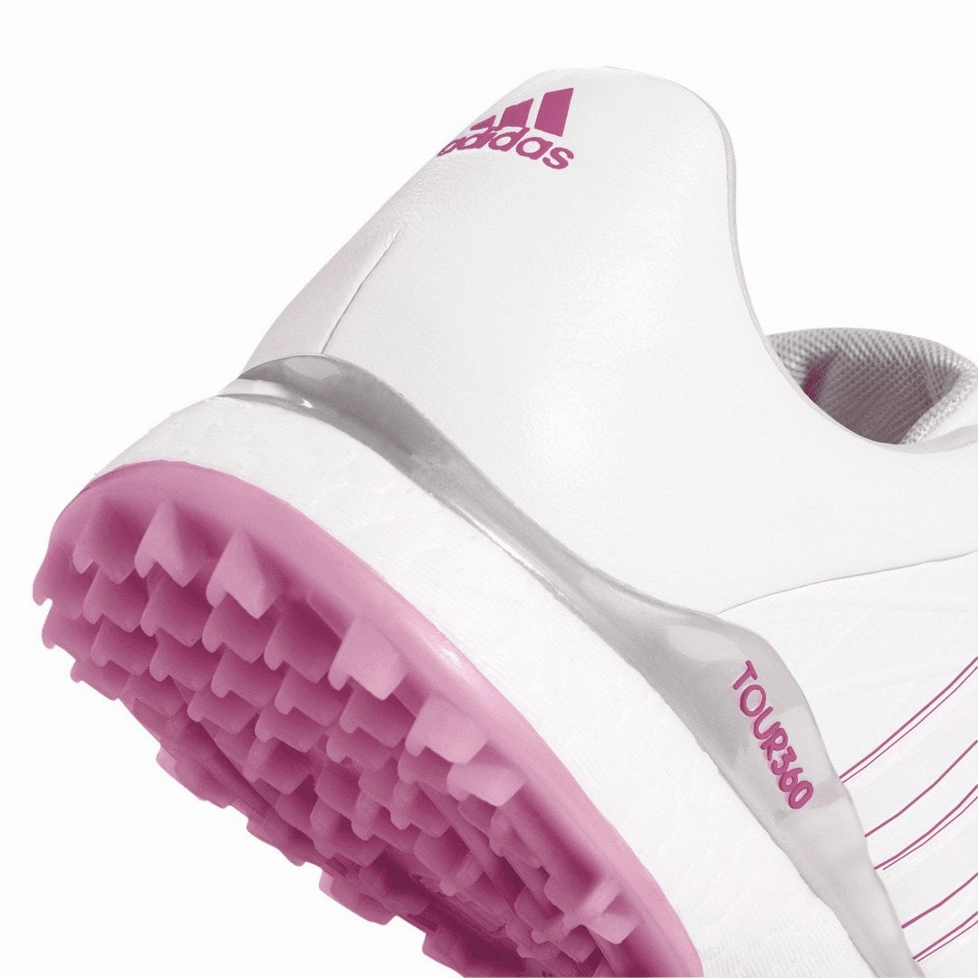White Canvas Tote Bag adidas Ladies Tour360 XT Golf Shoes FW5641