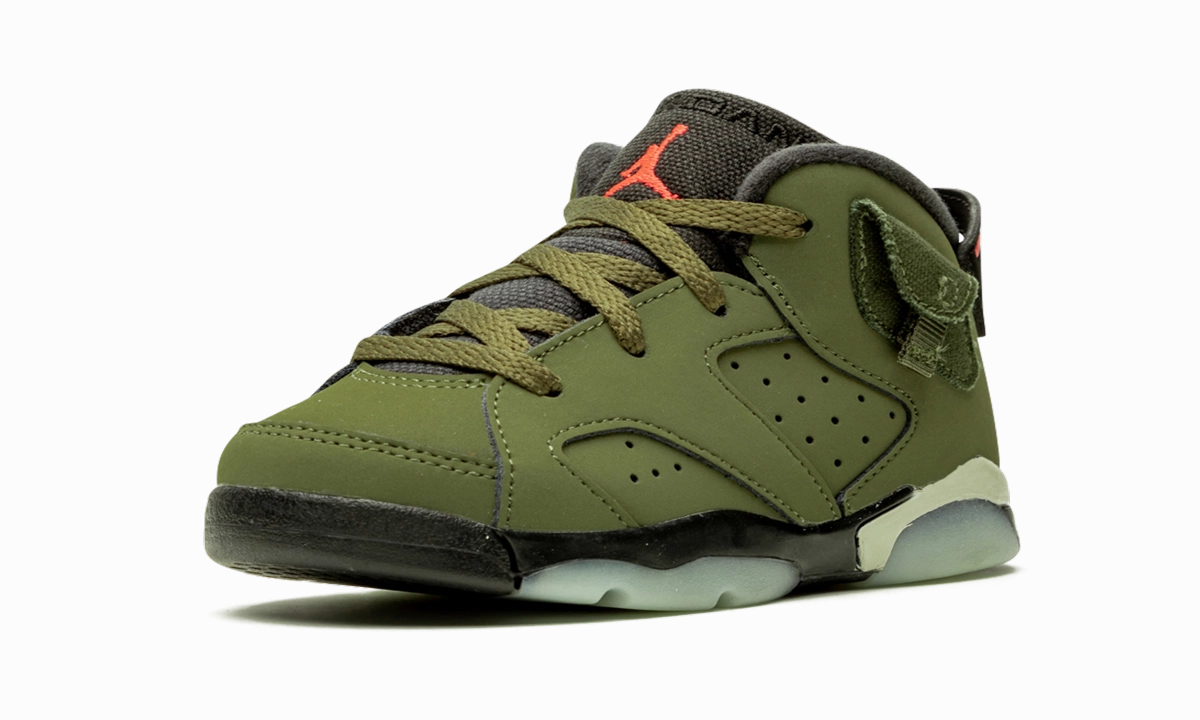 Reinforced Base, Metallic, Raffia Air Jordan 6 TD "Cactus Jack - Travis Scott"