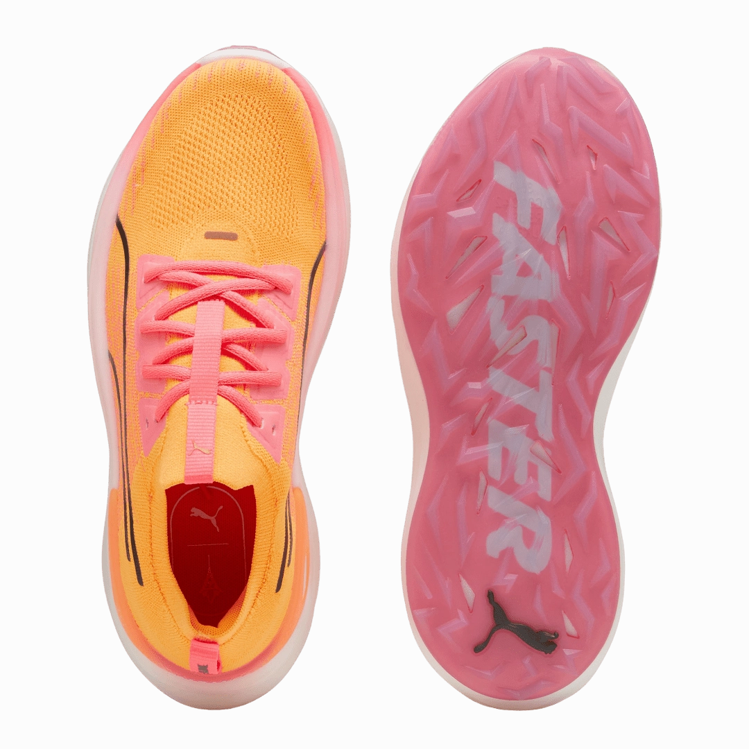 Sporty Puma Electrocat Nitro Fire Glow Golf Shoes 310222 Reinforced Base