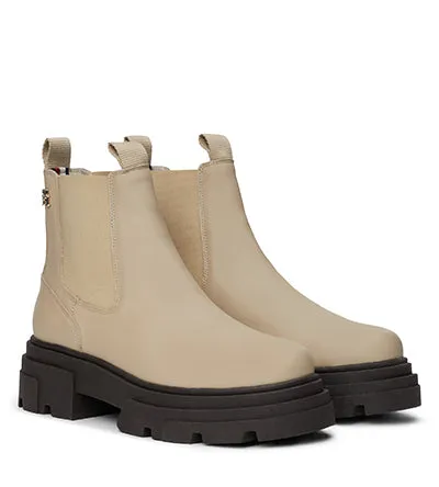 TOMMY HILFIGER CHELSEA LOW SLIP BEIGE