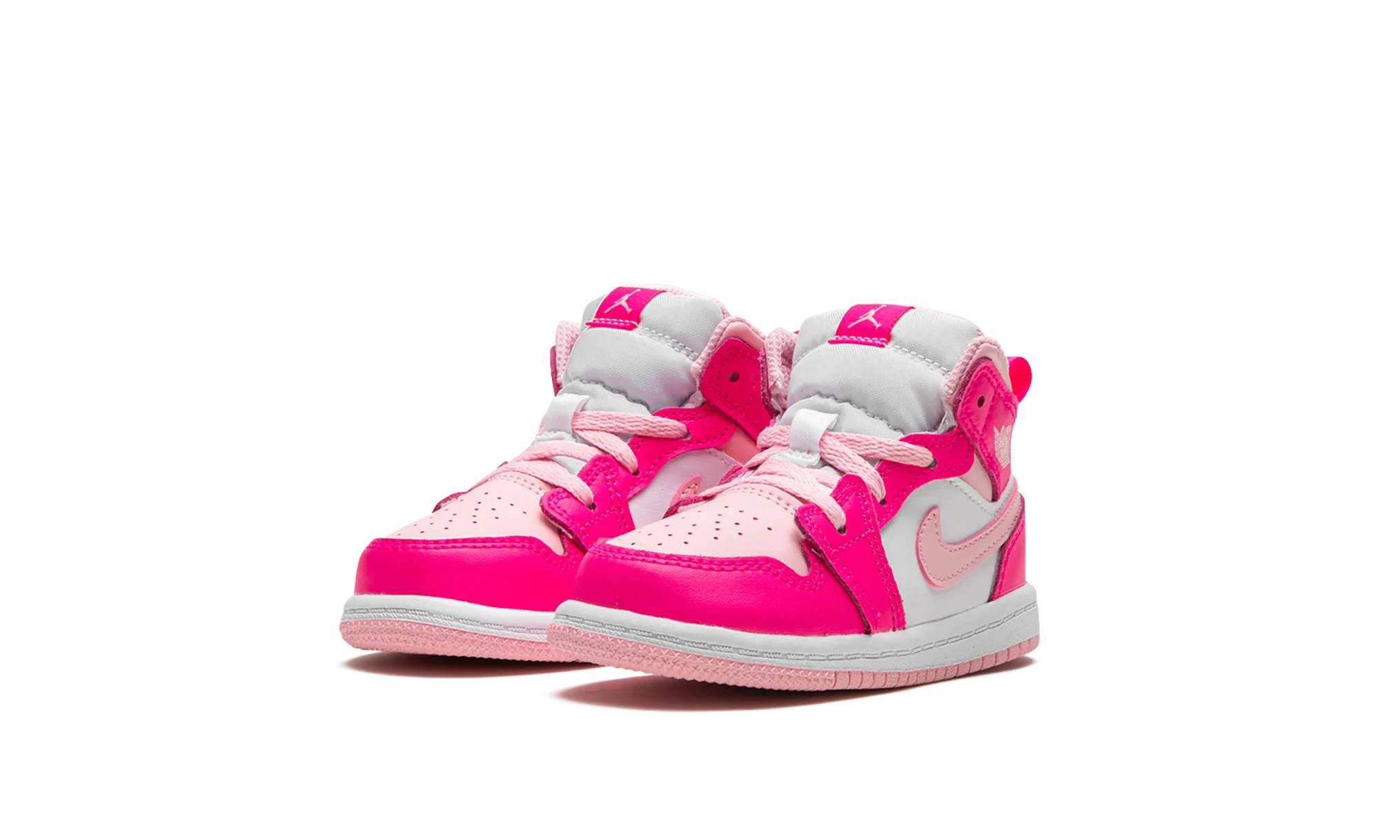 Air Jordan 1 Mid TD "Fierce Pink" Quilted