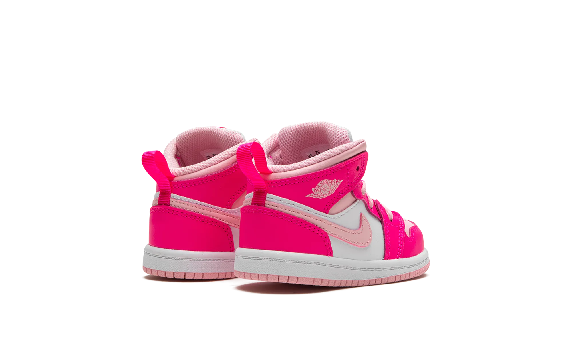 Unlined Air Jordan 1 Mid TD "Fierce Pink" High Performance