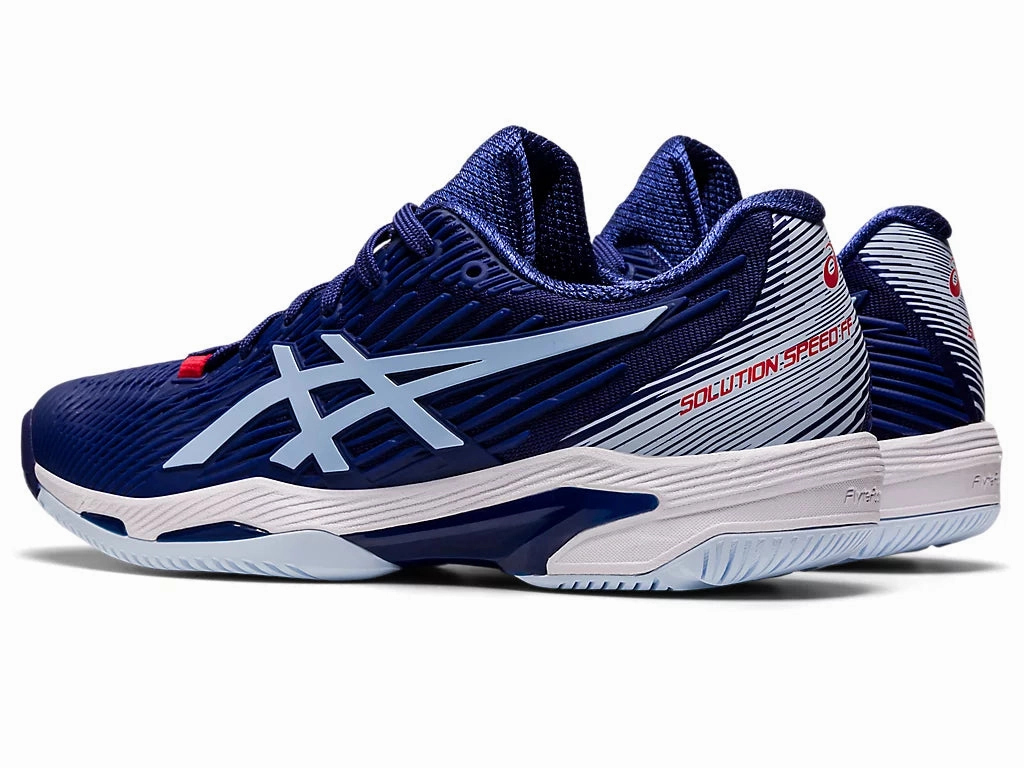 Asics Women's Solution Speed FF 2 (Dive Blue/Soft Sky) Grab It Fast, Portable & Rechargeable