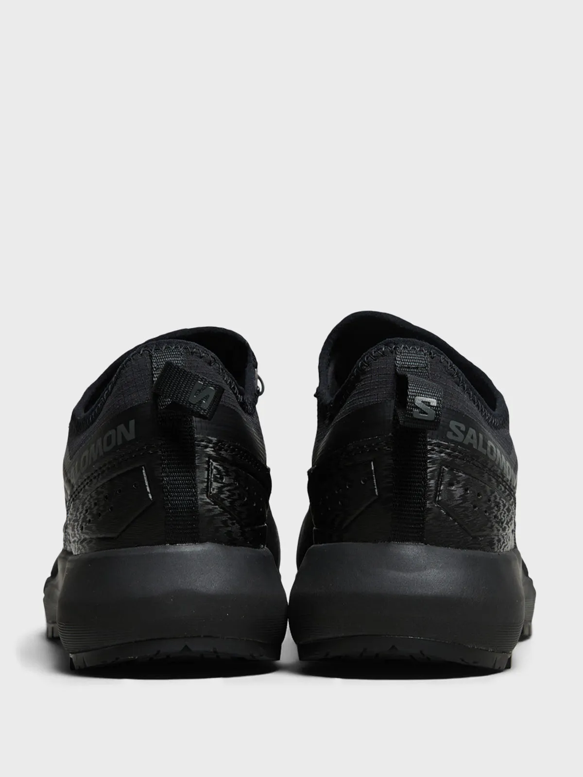 Alpinway Advanced Sneakers in Black, Black and Asphalt Quilted, Secure Pocket, High Performance