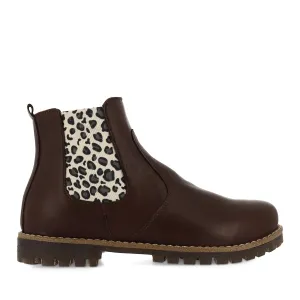 TRUCKIE - MOCAH/LEOPARD LEATHER
