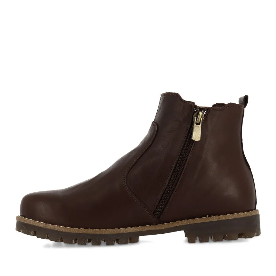 TRUCKIE - MOCAH/LEOPARD LEATHER
