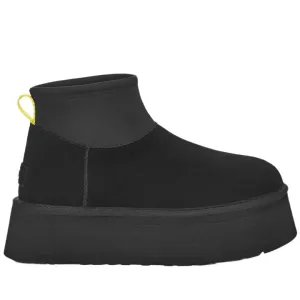 UGG ULTRA MINI DIPPER BLACK BOOTS